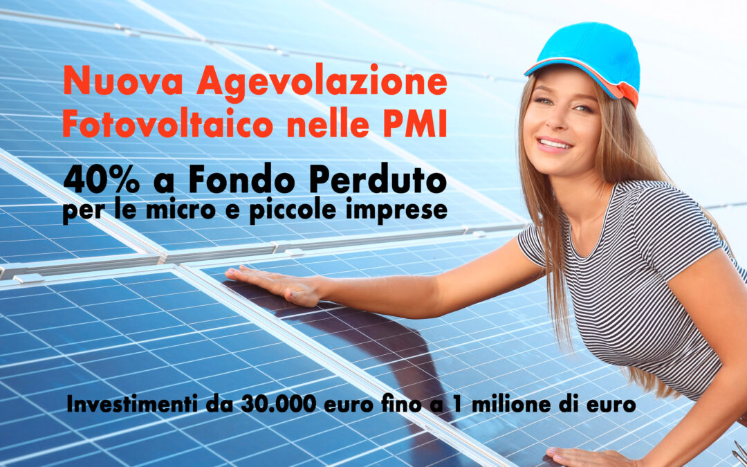 Autoproduzione di energia da fonti rinnovabili nelle PMI – Nuovo Sportello